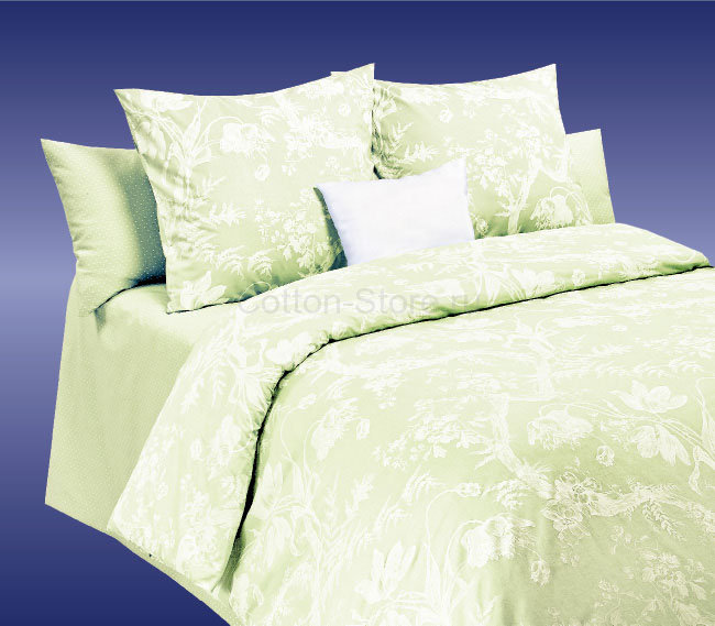 Комплект постельного белья Cotton-Dreams Комо зеленый