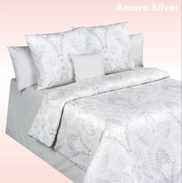 Комплект постельного белья Cotton Dreams Amara Silver